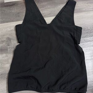 Express Black V-Neck Tank Top